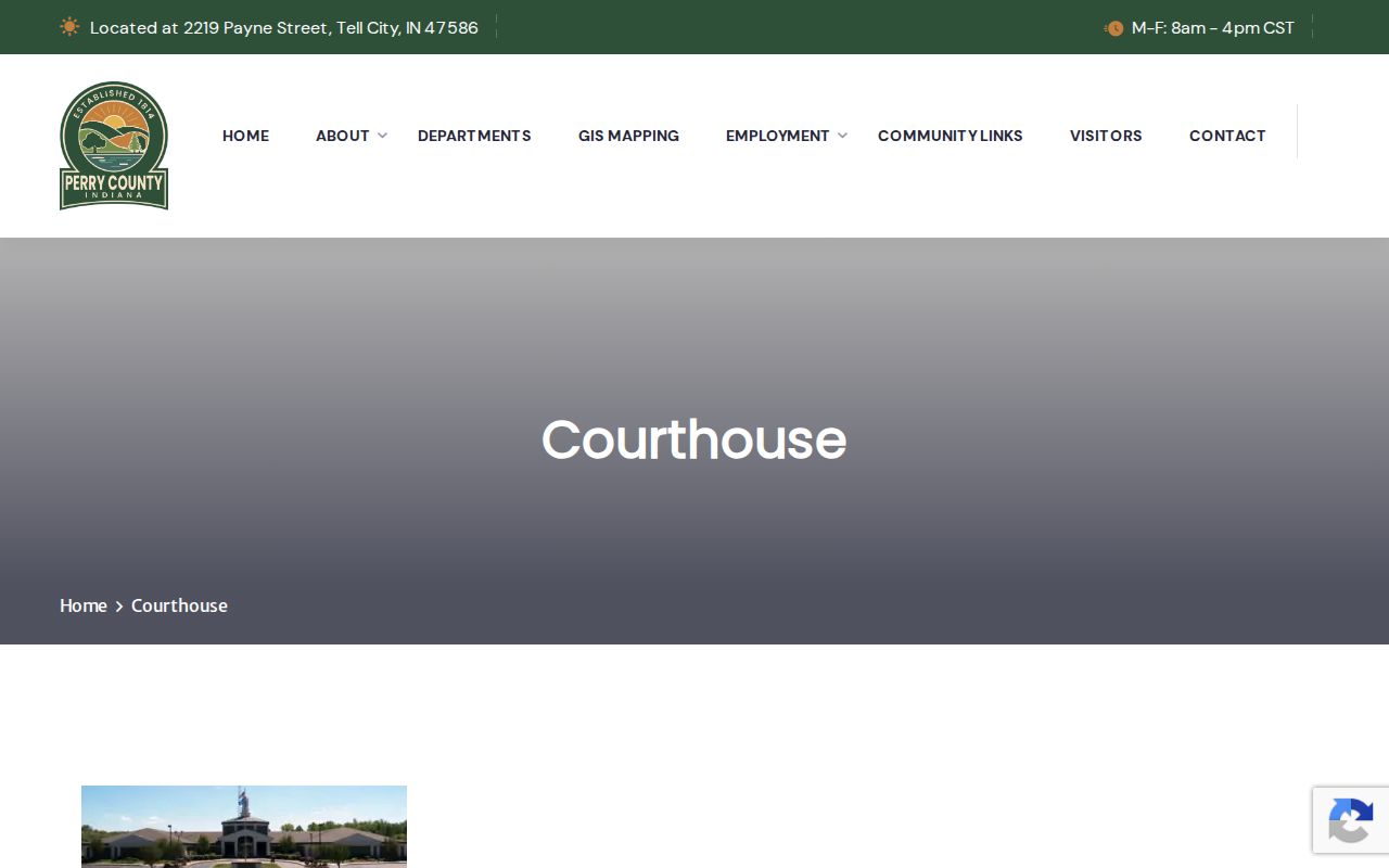 Perry County courthouse access for warrant records